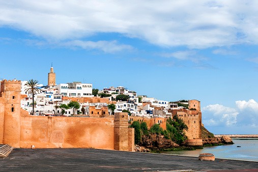 capital of Morocco, viewed from the Bou Regreg River.